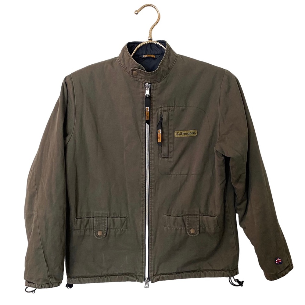 Snugpak Womens Reversible Jacket Olive Green Cargo Black Nylon